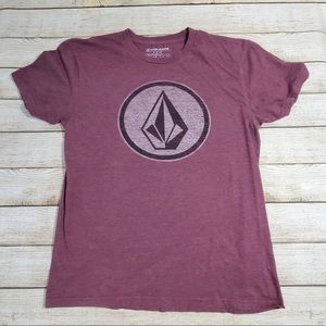 Adult Burgundy Volcom T-shirt M
